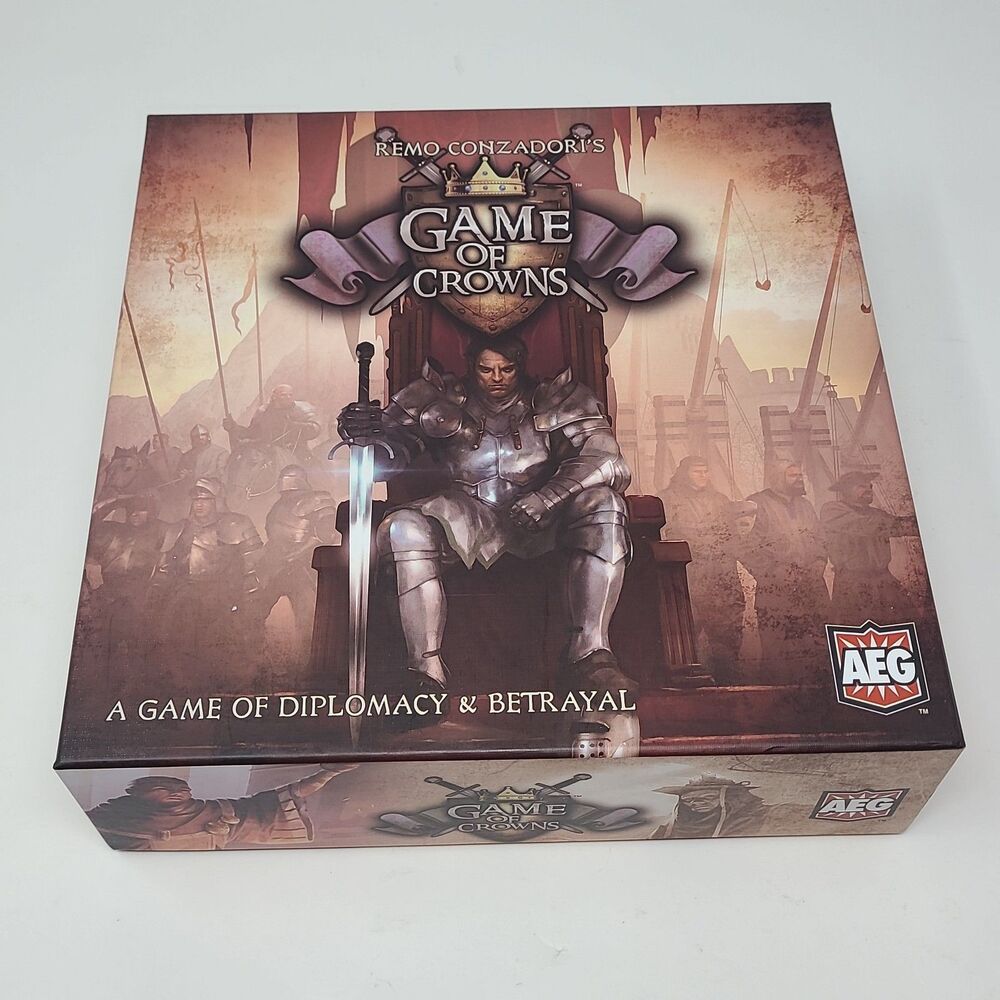 Game of Crowns Board Game Remo Conzadori AEG Strategy Tabletop COMPLETE